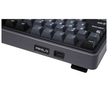 Varmilo Minilo75 HE Zwart 75% Gateron Magnetic Jade Pro Magnetische Schakelaar 8K Hz Hall Effect RGB Hotswap Mechanisch Gaming Toetsenbord