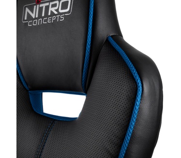 Nitro Concepts E200 Race Gaming Chair Zwart/Blauw