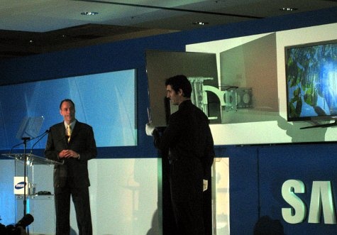 Samsung C9000 op persconferentie CES
