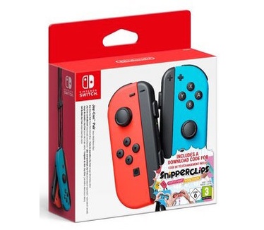 Nintendo Joy-Con Controllers Paar (rood/blauw) + Snipperclips