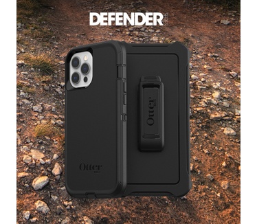 Otterbox Defender Series voor Apple iPhone 12 Pro Max, zwart