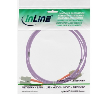 InLine SC/SC, 25 m Paars