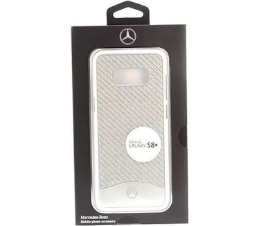 Mercedes-Benz Carbon Back Case Samsung Galaxy S8+ (G955) - Zilver Zilver