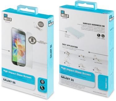 BeHello Samsung Galaxy S5 / S5 Neo High Impact Glass Transparent