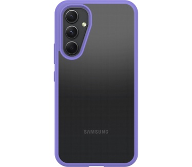Otterbox OtterBox React-hoesje voor Galaxy A54 5G, schokbestendig, valbestendig, ultradun, beschermende, getest volgens militaire standaard, Antimicrobieel, Purplexing