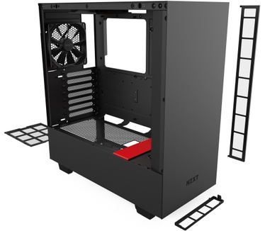 NZXT H510 Zwart/Rood