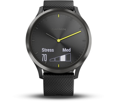 Garmin Vivomove HR Smartwatch Sport Zwart (Zwart)