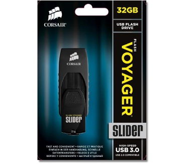 Corsair Flash Voyager Slider USB 3.0 32GB Zwart
