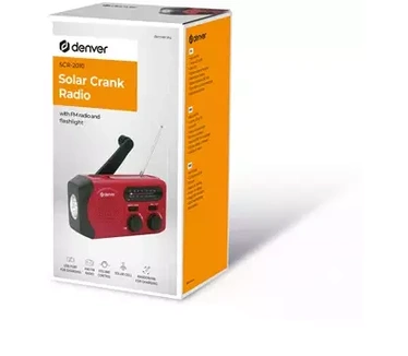 Denver SCR-2010. Capaciteit van de accu/batterij: 2000 mAh, Batterijtechnologie: Lithium-Ion (Li-Ion), Accu/Batterij voltage: 3,7 V. USB Type-A-uitvoerpoorten: 1. Output current: 1 A. Kleur van het product: Rood
