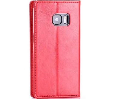 Mercury Blue Moon Wallet Case voor Samsung Galaxy S7 - Rood Rood