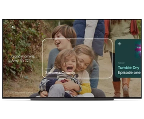 Google TV-profielen en glanceable cards