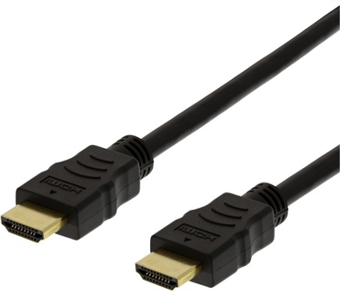 Deltaco HDMI-1010D-FLEX Zwart