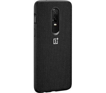 OnePlus 6 Bumper Case Nylon (Black) (OnePlus 6) Zwart