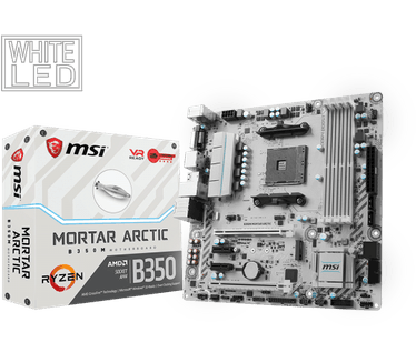 MSI B350M Mortar Arctic