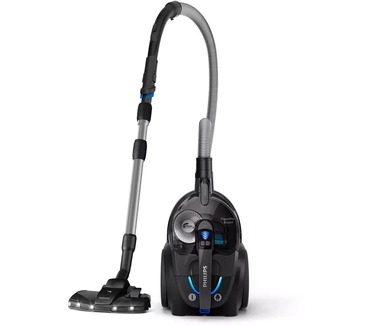 Philips Domestic Appliances - FC9747/09 PowerPro Expert 7000-serie - Stofzuiger zonder zak - TriActive+ LED-mondstuk - Incl. Allergiefilter - 900 watt - Glanzend zwart