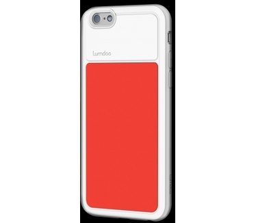 Lumdoo Apple iPhone 6 Plus Duo Cover White/Red