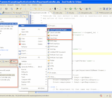 Zend Studio for Eclipse - Zend Framework