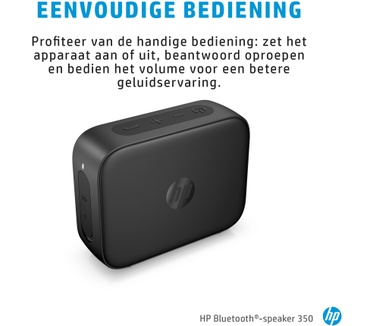 HP zwarte Bluetooth-speaker 350