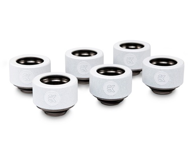 EK Water Blocks EK-HDC Fitting 16mm - White (6-pack)