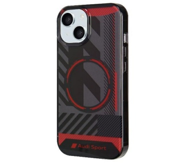 Audi IML Sport Back Case - Apple iPhone 15 Plus (6.7") - Zwart Zwart