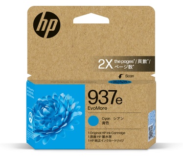 HP 937e EvoMore originele cyaan inktcartridge