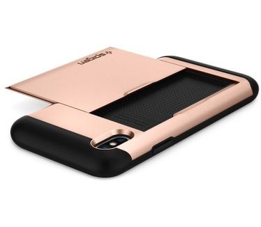 Spigen Apple iPhone X Hoesje Slim Armor CS (iPhone X) Rosé Goud