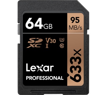 Lexar Professional 633x SDXC 64GB