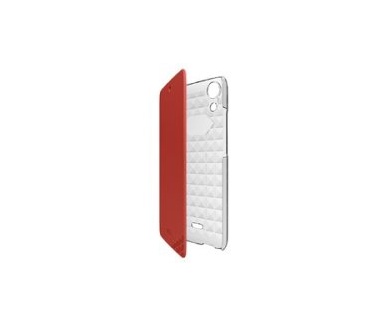 Wiko Rainbow Jam Diamond Folio Case - Coral