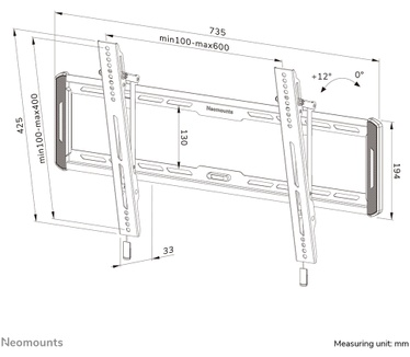 Neomounts WL35-550BL16