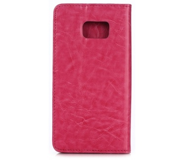 Kees Portemonnee Hoesje Samsung Galaxy S6 Edge Plus - Roze
