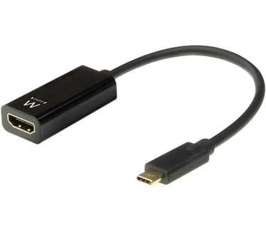 Ewent USB-C naar HDMI 4K 60Hz adapter Zwart