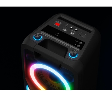 Medion Medion P61468 - Bluetooth Speaker - LED licht - 2 x 22 W RMS - Zwart