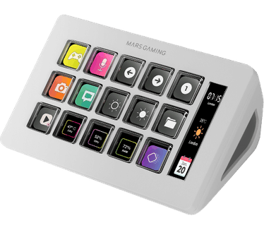 Mars Gaming MSD-ONE Slim Control Deck Wit