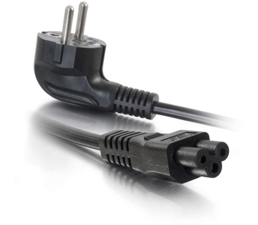 CablesToGo 2m Europese laptopvoedingskabel (CEE 7/7 naar IEC 60320 C5)