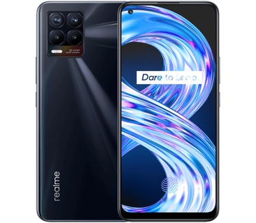Realme 8, 8GB ram Zwart