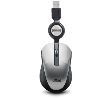 Sweex Pocket Mouse USB zilver