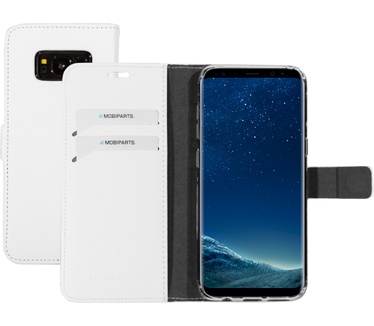 Mobiparts Saffiano Wallet Case Samsung Galaxy S8 White