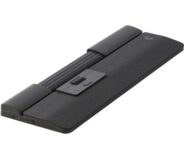 Contour Design SliderMouse Pro (bedraad) met Slim polssteun in stof Donkergrijs
