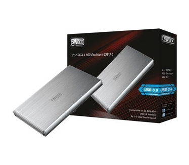 Sweex - Storage enclosure - 2.5" - SATA 3Gb/s - 300 MBps - USB 3.0 -