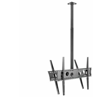 Hagor HA DH Duo L - Plafondbevestiging back-to-back voor schermen - 55-75" | max. VESA 2x800x600 | lengte 900 - 1600mm