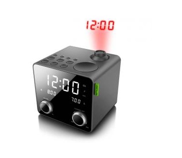 Muse M-189P Wekkerradio met projectie
