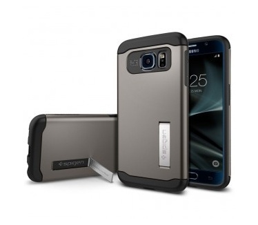 Spigen Slim Armor Samsung Galaxy S7 Case - 555CS20024 - Metal Slate