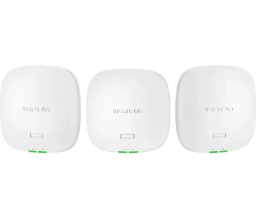 wlett Packard Enterprise Instant On Dual Radio Tri Band (RW) AP32 (S1T23A), 3 pack access point