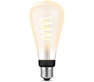 Philips Hue White Ambiance Filament ST72 E27 Edison met zichtbare gloeidraad