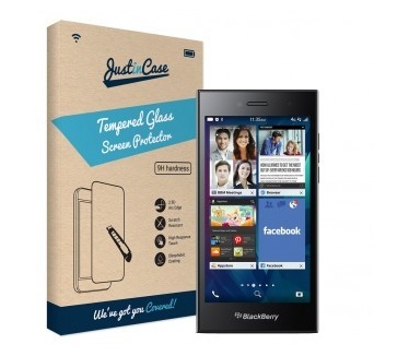 Just in Case Tempered Glass BlackBerry Leap - Arc Edge