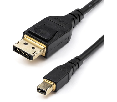 Startech.com 2m Mini DisplayPort naar DisplayPort 1.4 VESA Certified Kabel 8K 60Hz HBR3 HDR Super UHD mDP naar DP 1.4 Slim (34 AWG) Ultra HD 4K 120Hz Video/Monitorkabel