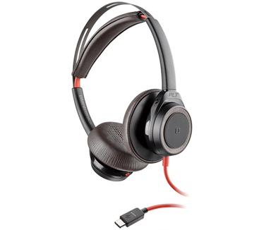 Plantronics Headset Blackwire 7225 USB-C (Zwart)