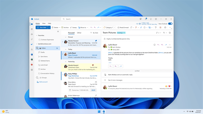 Nieuwe Outlook voor Windows-app