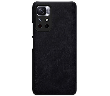 Nillkin Qin Book Case voor Xiaomi Redmi Note 11T - Zwart Zwart