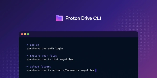 Proton Drive CLI